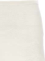 White Cotton Long Skirt 3
