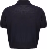 Blue Wool Shortsleeve Shirt 2