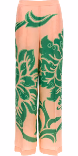 Multicolor Viscose Casual Pants