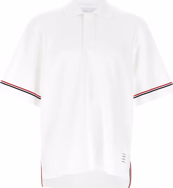 White Cotton Polo Shirt