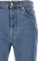 Blue Organic Cotton Straight-Leg Jeans 3