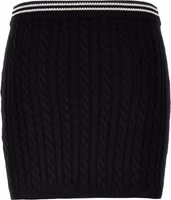 Bicolor Cotton Long Skirt 2