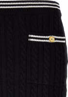 Bicolor Cotton Long Skirt 3