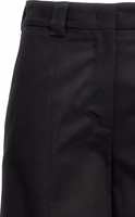 Black Cotton Casual Pants 3