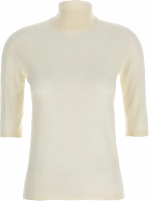 White Virgin Wool Cardigan