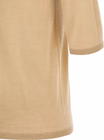 Beige Virgin Wool Cardigan 4
