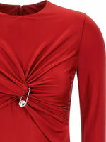 Multicolor Viscose Midi Dress 3