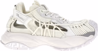 White Calfskin Athletic Sneakers 1