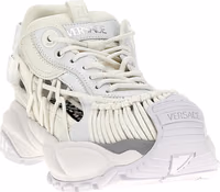 White Calfskin Athletic Sneakers 2