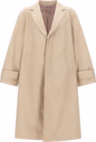 Beige Polyester Coat 1