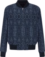 Blue Cotton Bomber 1