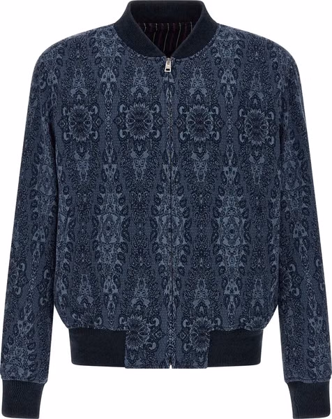 Blue Cotton Bomber