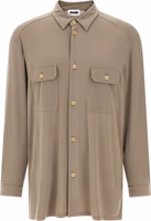 Gray Polyester Blouse 1
