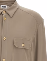 Gray Polyester Blouse 3
