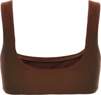 Brown Polyamide Tank Tops 2