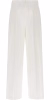 White Linen Casual Pants 2