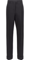 Black Viscose Dress Pants 1