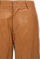 Brown Viscose Casual Pants 3