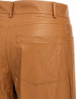 Brown Viscose Casual Pants 4