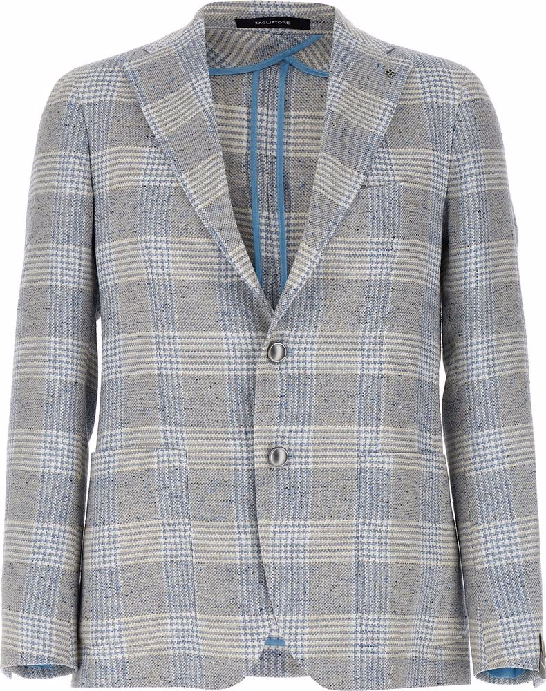 Blue Cotton Blazer