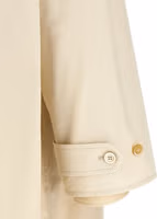 Beige Cotton Coat 5