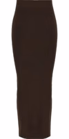 Brown Viscose Mini Skirt 2