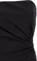 Black Virgin Wool Long Dress 3
