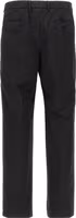 Black Cotton Casual Pants 2