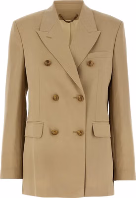 Beige Virgin Wool Blazer