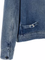 Blue Cotton Denim Jacket 4