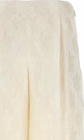 White Silk Casual Pants 3