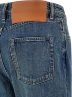 Blue Cotton Slim Fit Jeans 4