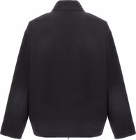 Black Cotton Full-Length Jacket 2