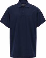 Blue Cotton Polo Shirt 1