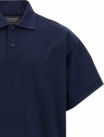 Blue Cotton Polo Shirt 3