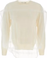 White Wool Cardigan 1