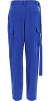 Blue Lyocell Cargo Pants 2