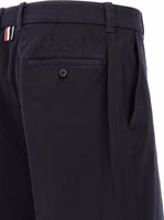 Blue Cotton Casual Pants 4