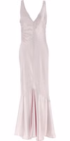 Multicolor Polyester Long Dress 1