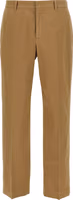Beige Cotton Casual Pants 1