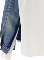 Multicolor Cotton Denim Jacket 4