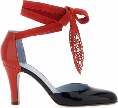 Multicolor Goatskin High Heel Pumps