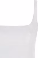 White Polyester Short Dress 3