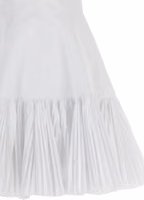 White Polyester Short Dress 4