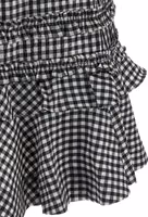 Bicolor Polyester Short Dress 4