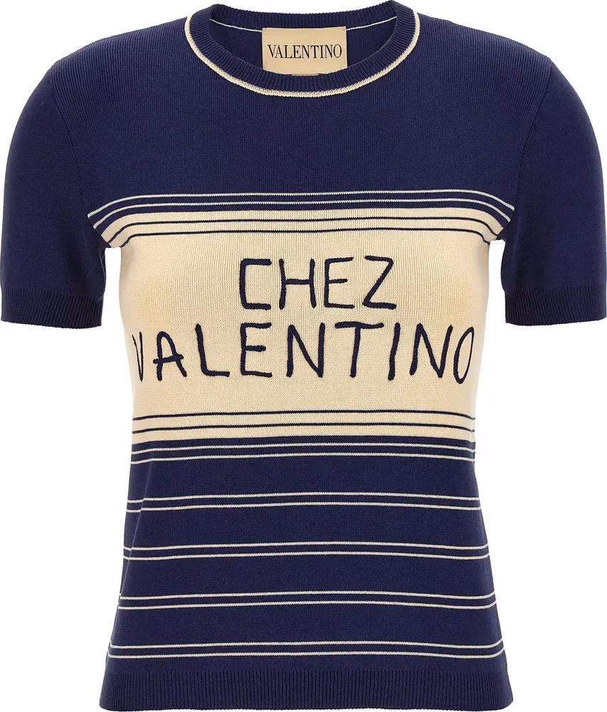 Blue Cotton T-Shirt