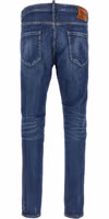 Blue Cotton Slim Fit Jeans 2