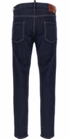 Blue Cotton Slim Fit Jeans 2