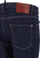 Blue Cotton Slim Fit Jeans 4