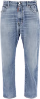 Blue Cotton Relaxed Fit Jeans 1